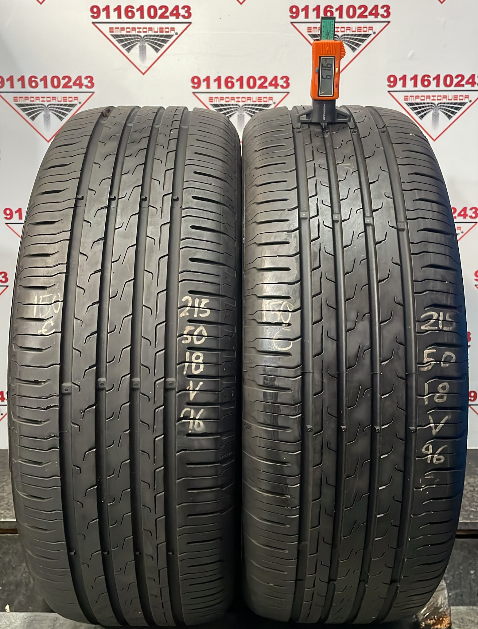 CONTINENTAL ECOCONTACT 6 USADO  215/50 R18 96 V